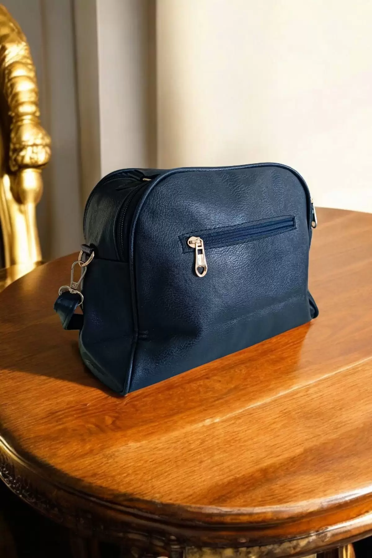 Massi Navy Blue Womens Medium Shoulder Bag