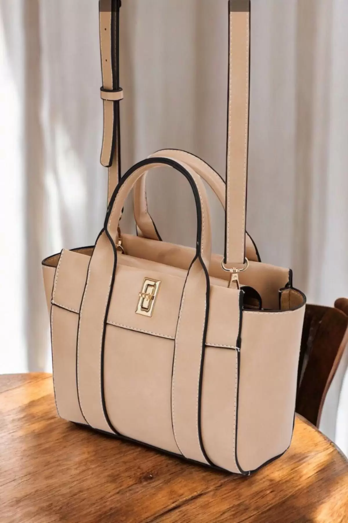 Beirut Mink Lockable Model Womens Shoulder Bag