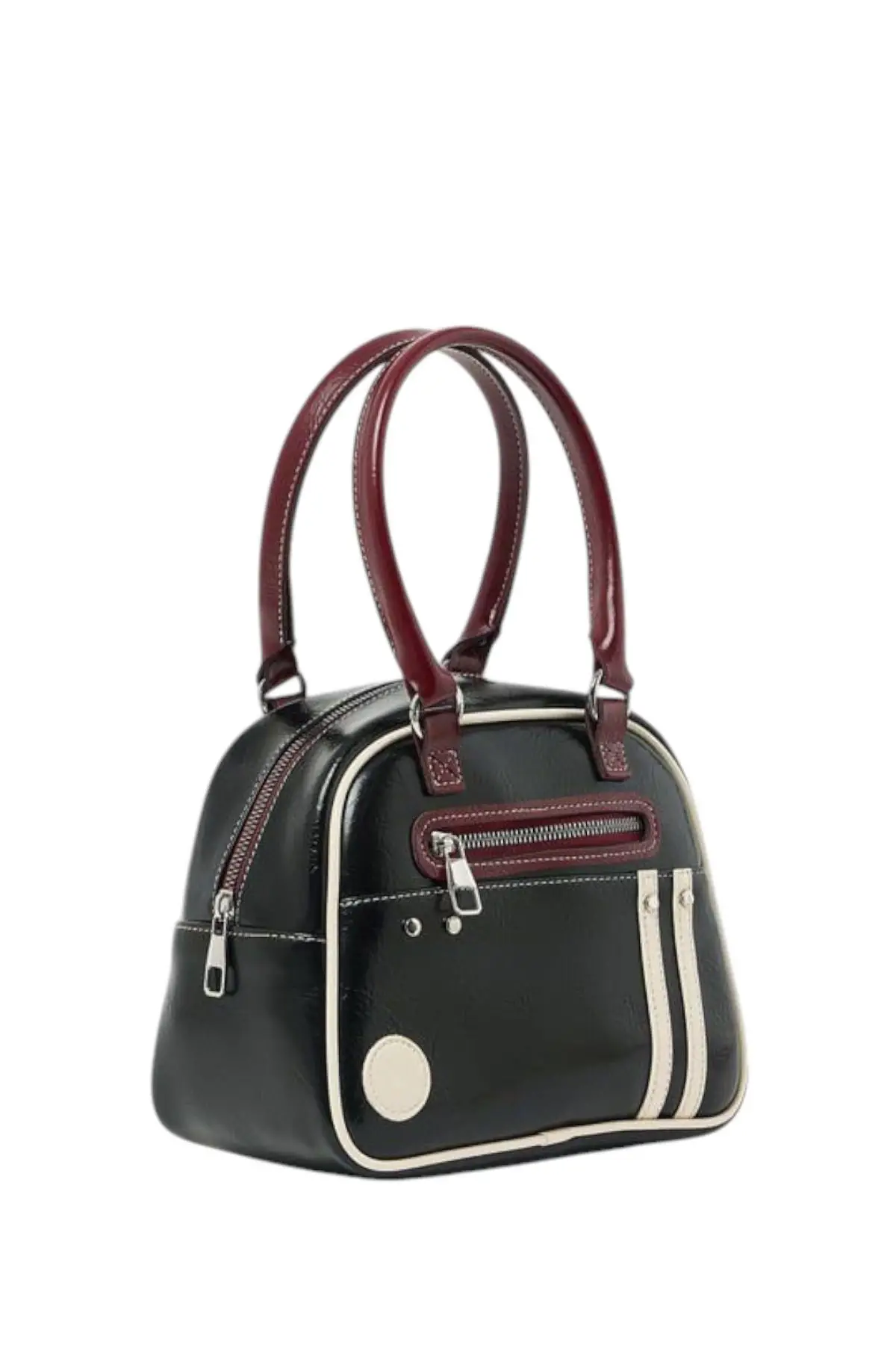 Lony Black Retro Sports Bowling Womens Shoulder Bag