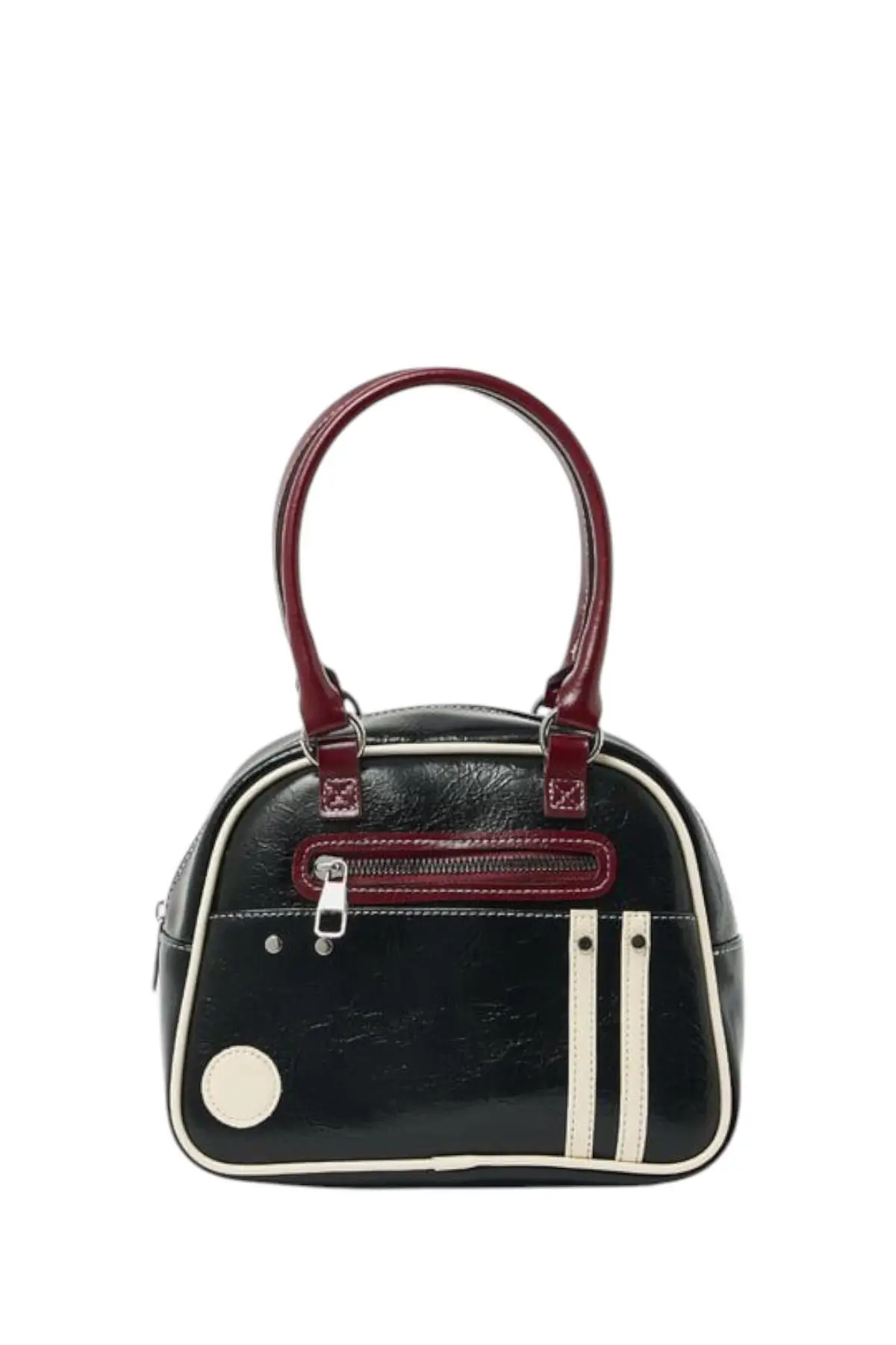 Lony Black Retro Sports Bowling Womens Shoulder Bag