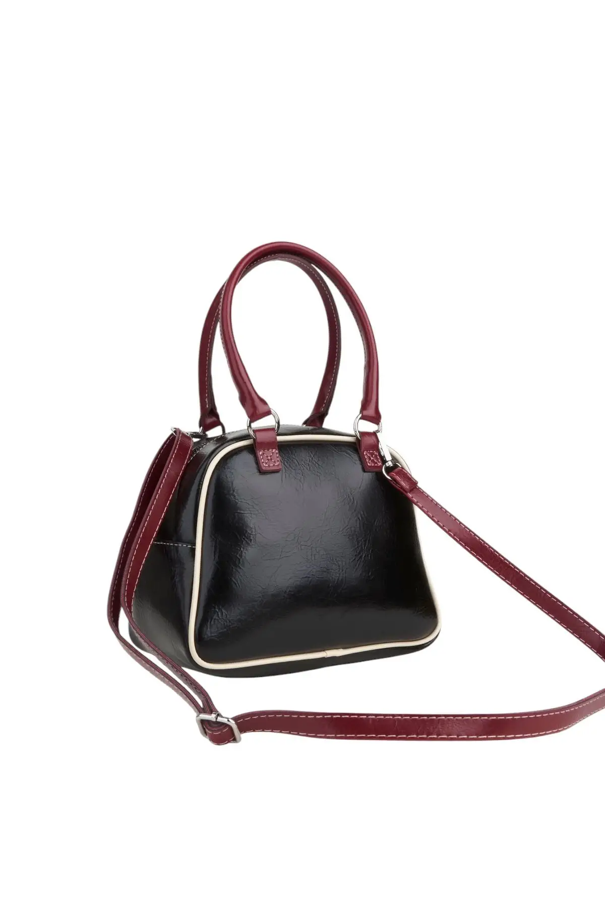 Lony Black Retro Sports Bowling Womens Shoulder Bag