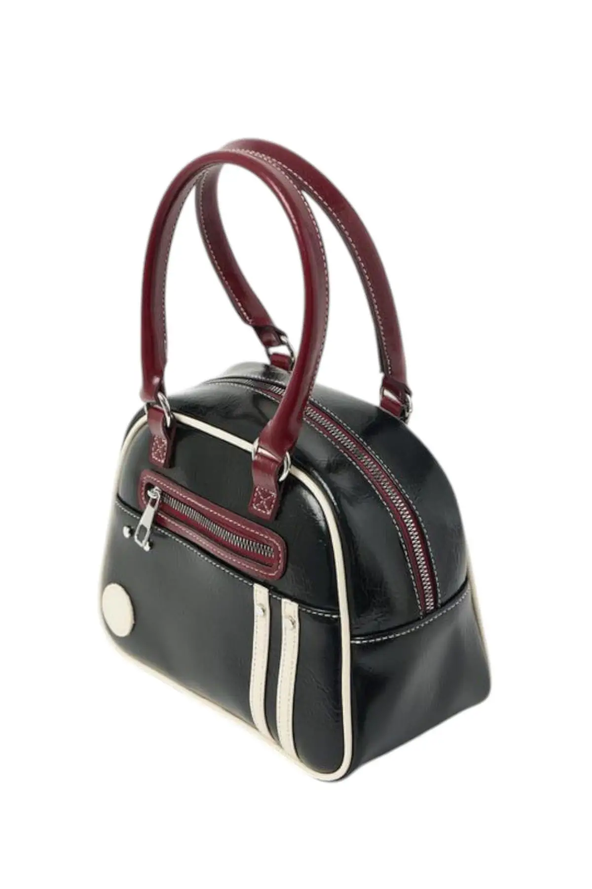 Lony Black Retro Sports Bowling Womens Shoulder Bag