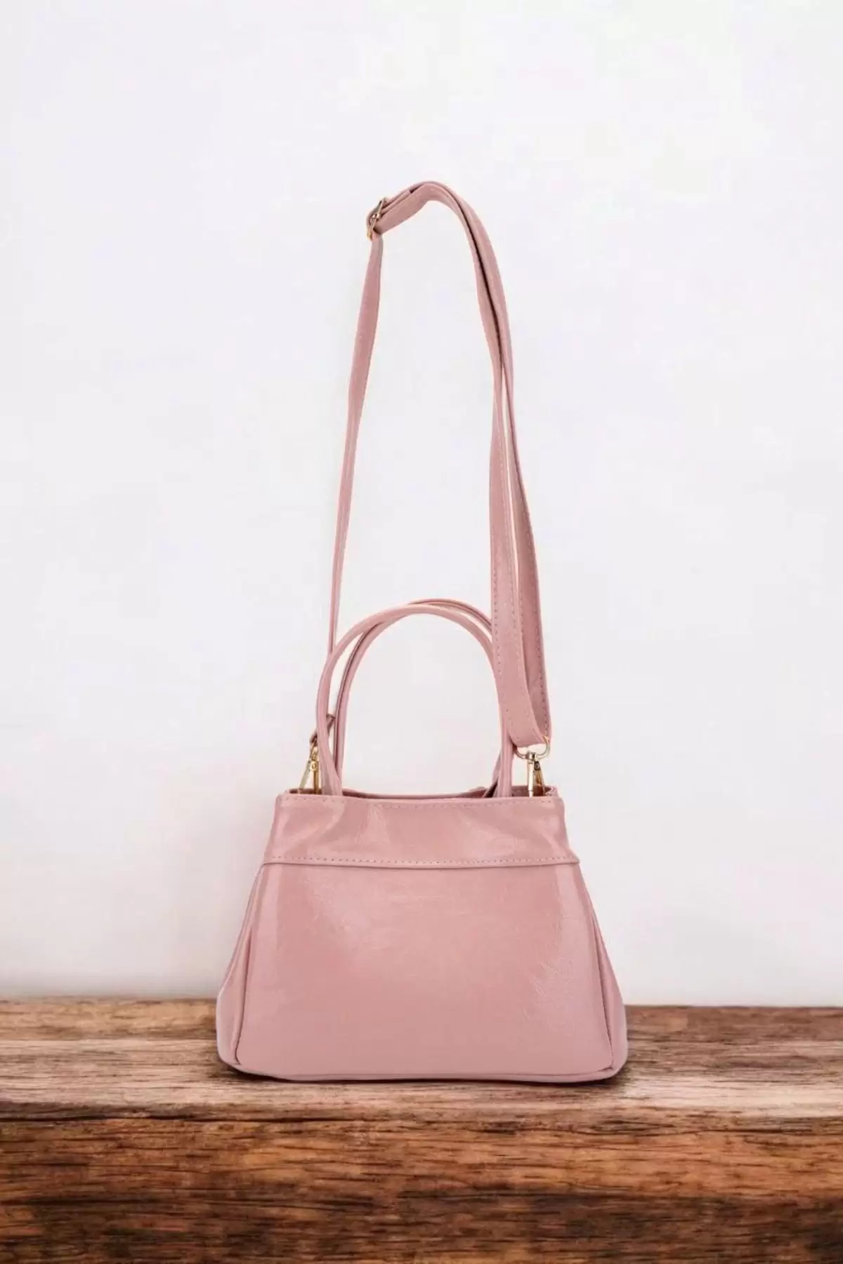 Nepal Pembe Cilt Jean Model Tasarım Kadın El Ve Omuz Çantası
