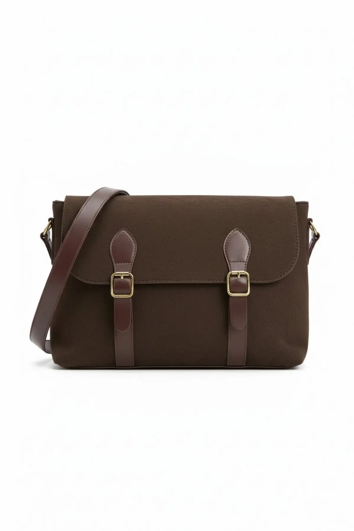 Frida Acı Kahve Süet Vintage Kadın El Ve Omuz Çantası