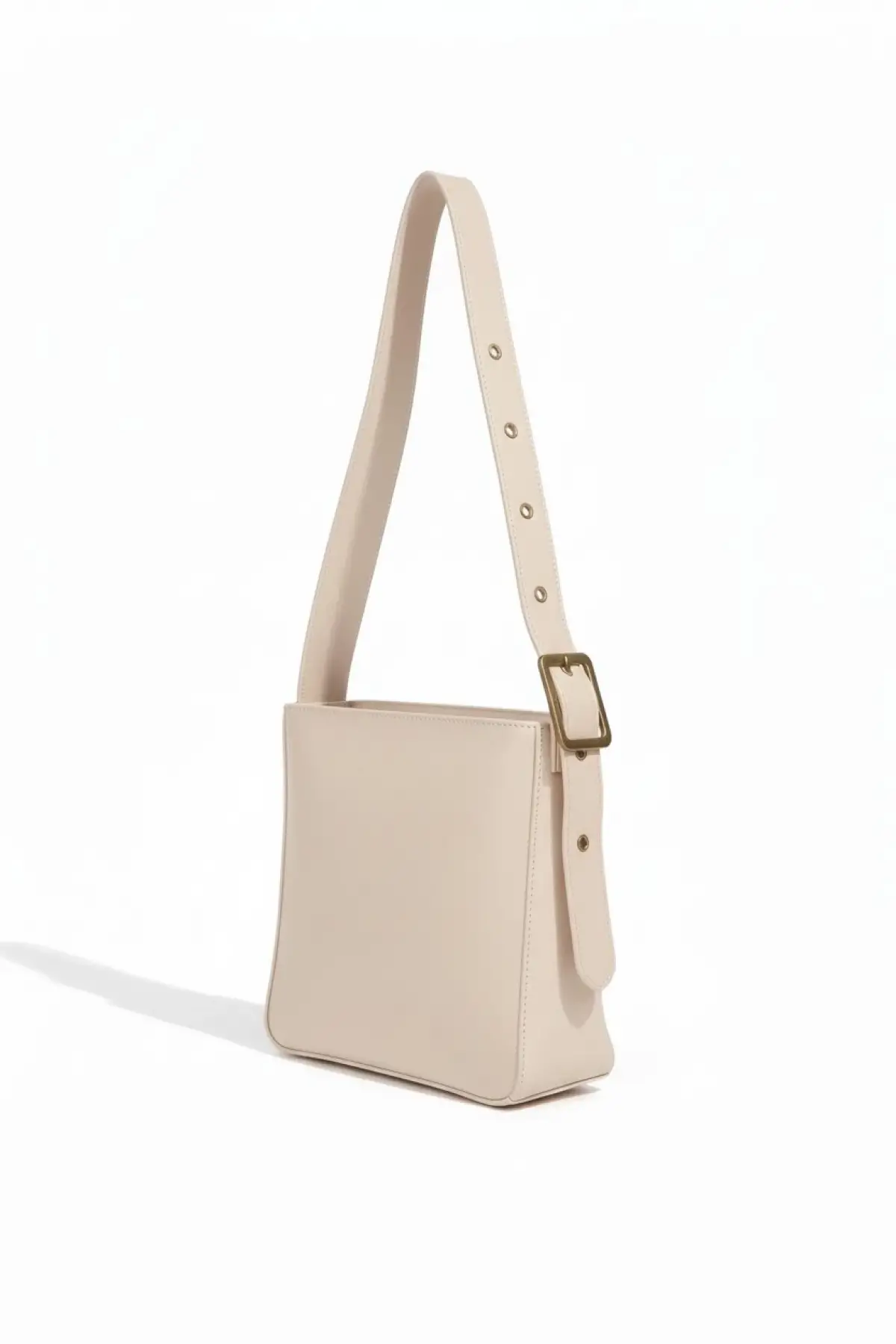 Avila Krem Kemer Detaylı Çapraz Kadın Omuz Çantası