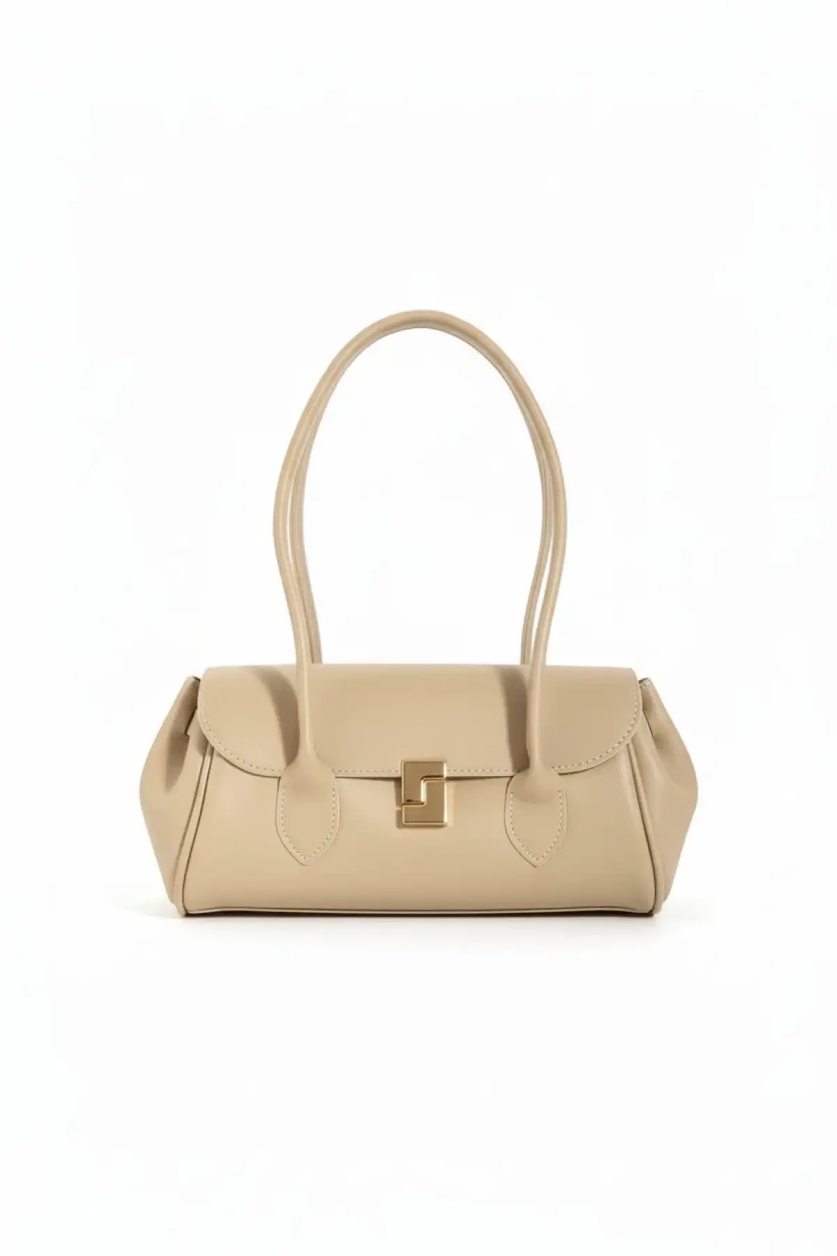 Havin Vizon Yumuşak Deri Tasarım Kilit Kadın Omuz Çantası