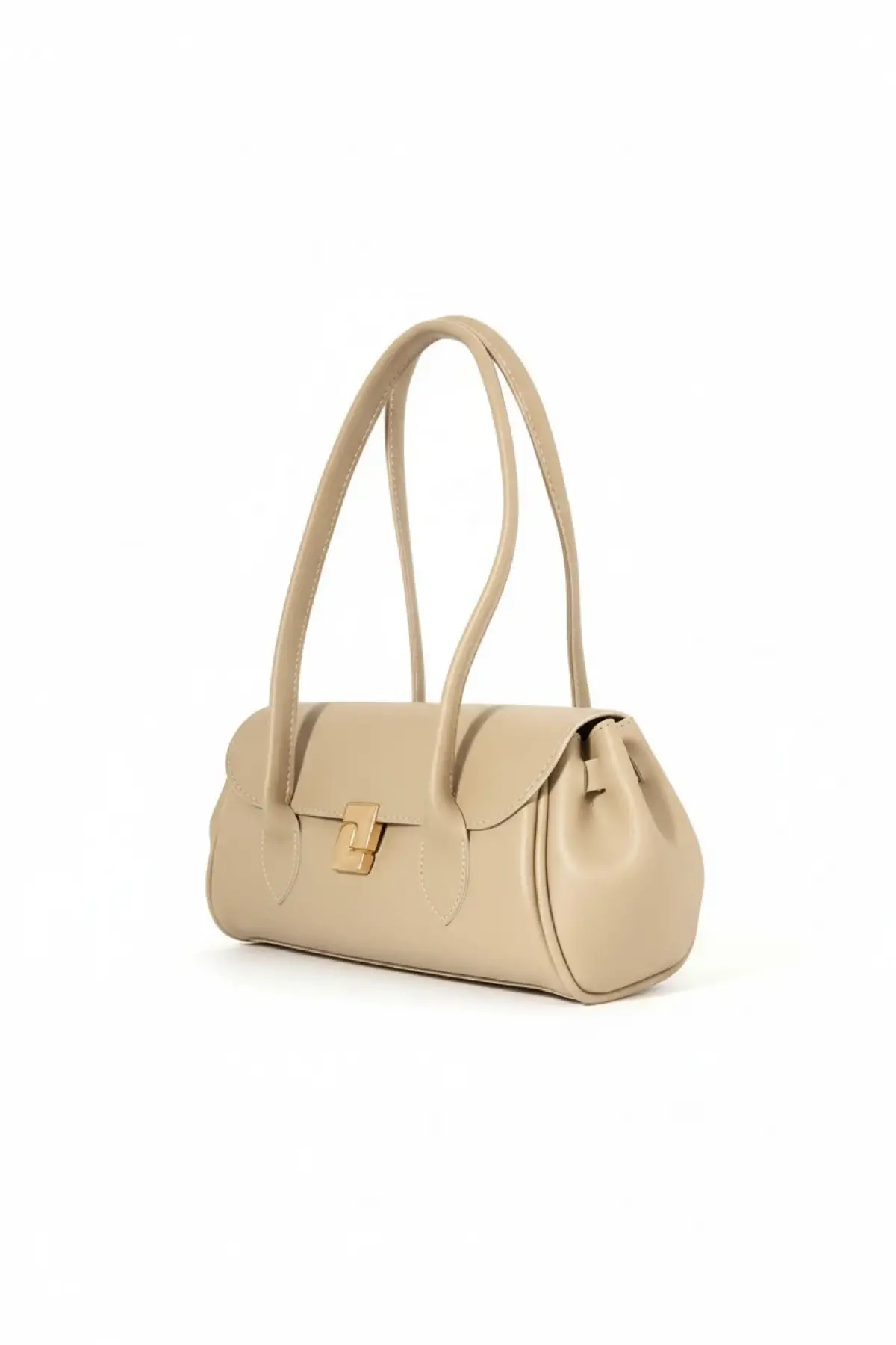 Havin Vizon Yumuşak Deri Tasarım Kilit Kadın Omuz Çantası