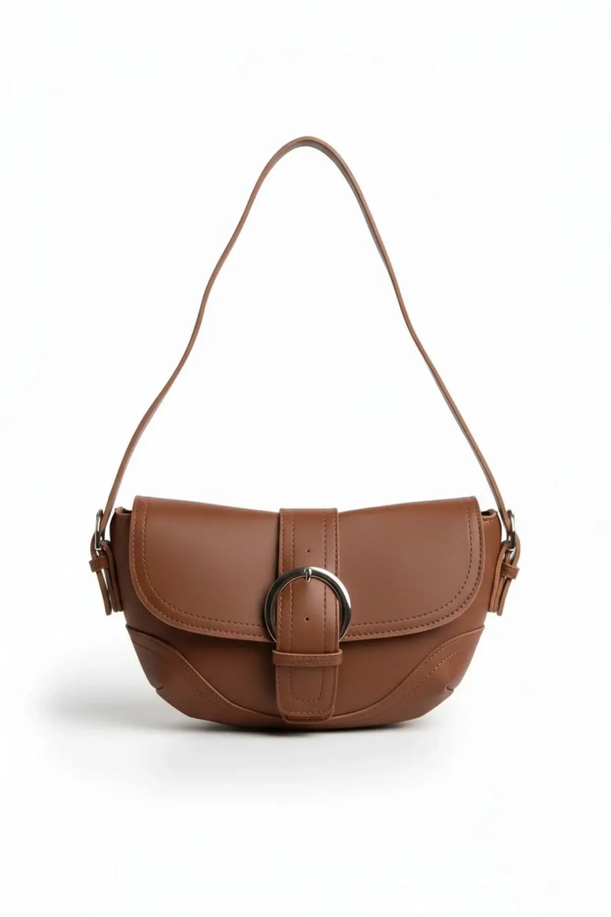 Venice Taba Kemer Model Baget Kadın Omuz Çantası