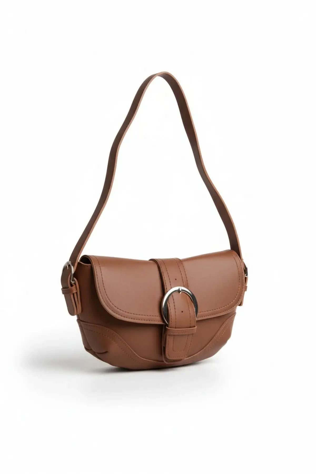 Venice Taba Kemer Model Baget Kadın Omuz Çantası