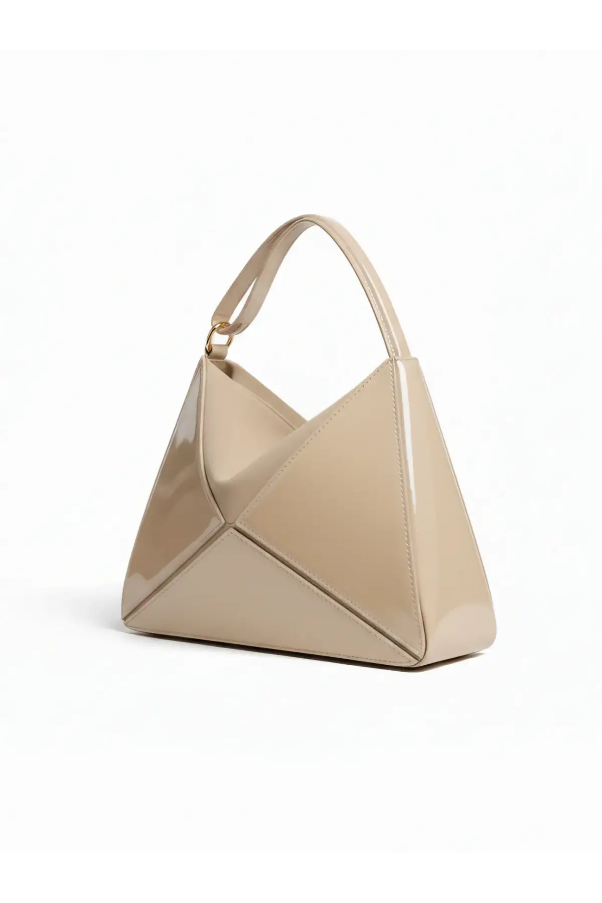 Serena Vizon Rugan Üçgen Detaylı Kadın El Kol Ve Omuz Çantası