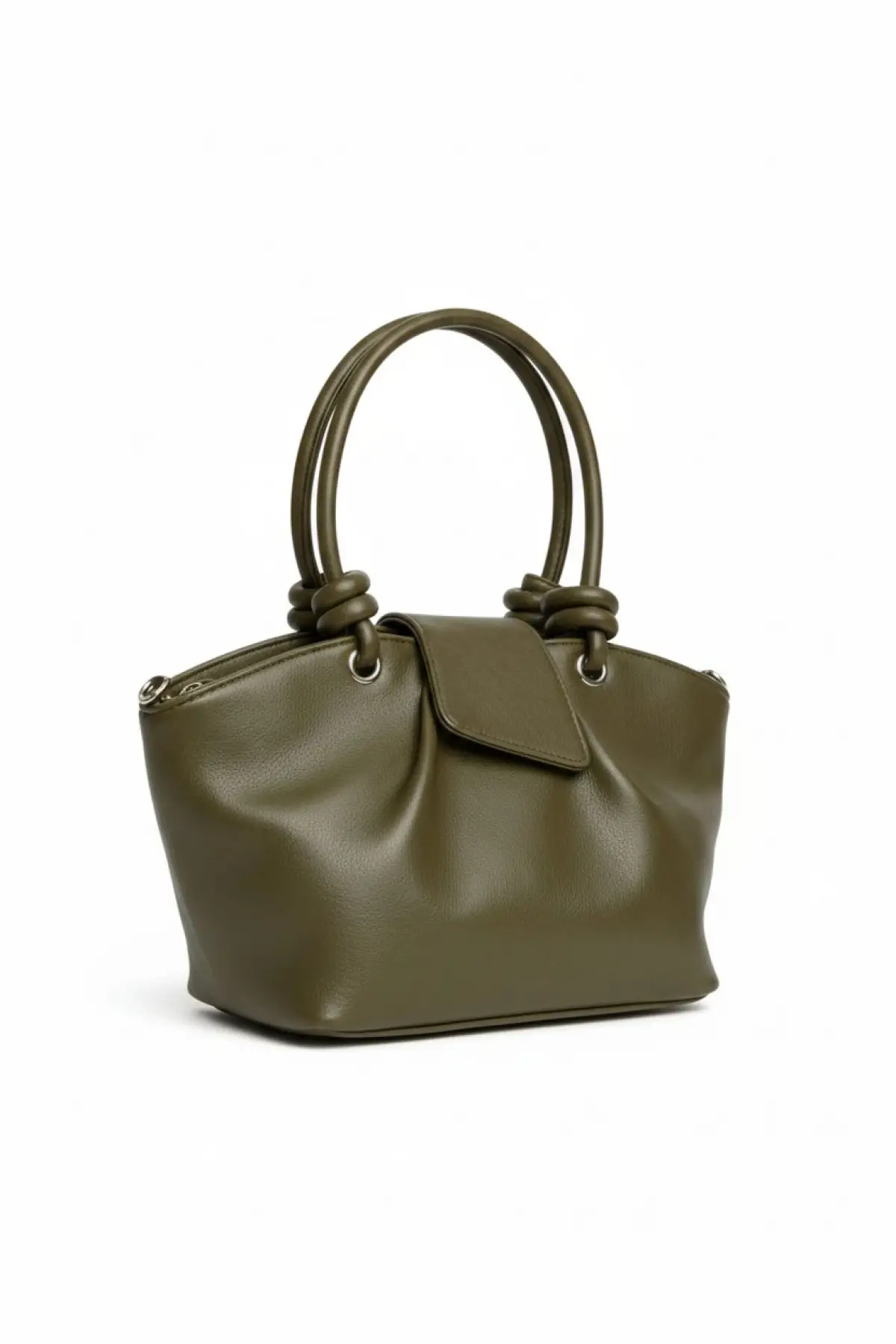 Elara Haki Kadın Düğüm Saplı Mini Kol Ve Omuz Çantası