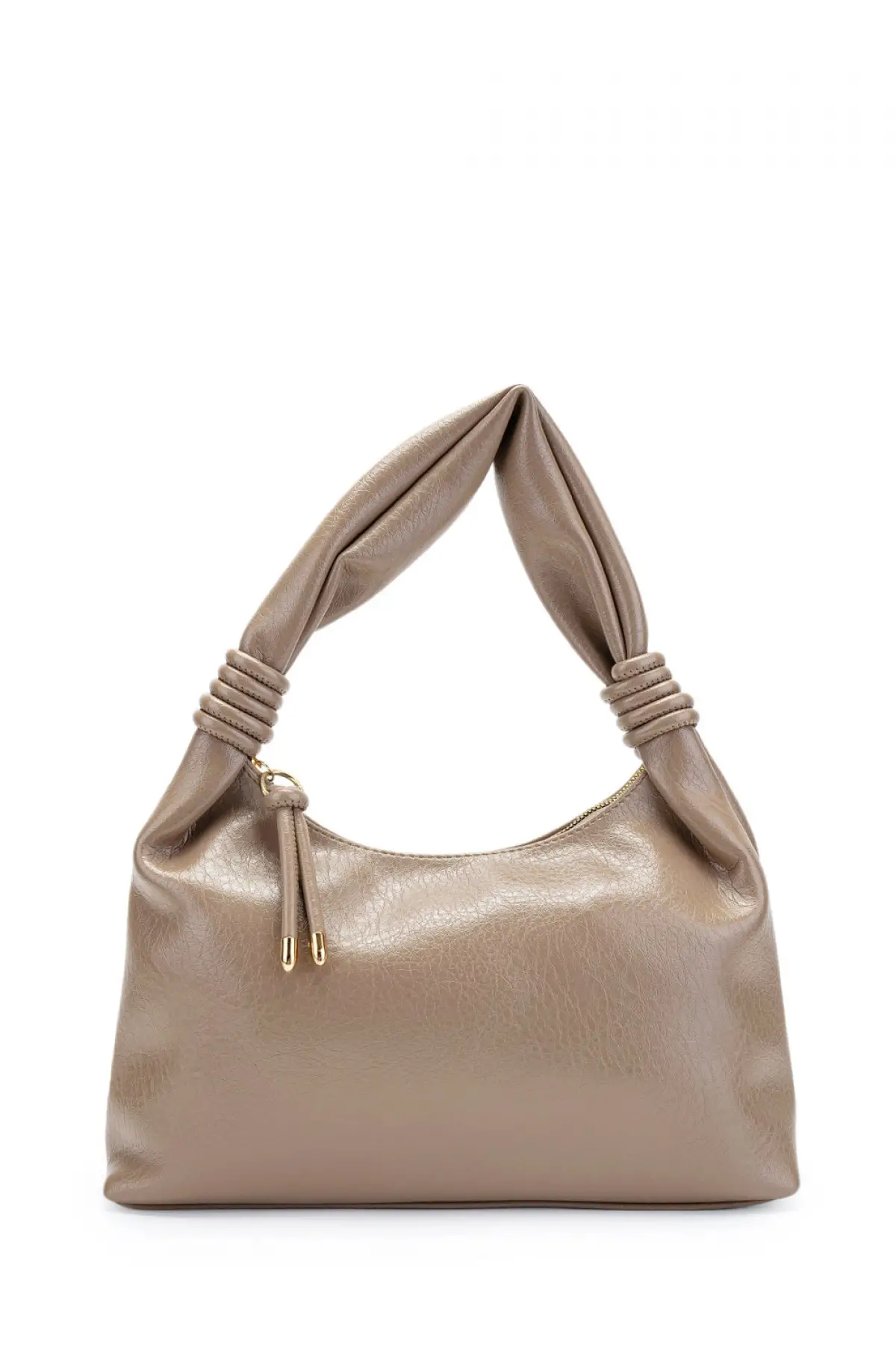 Melora Vizon Vegan Deri Düğüm Detaylı Kadın El Ve Omuz Çantası