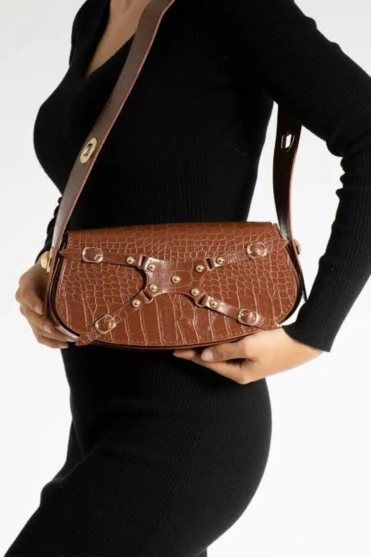 Napoli Taba Çift Taraf Askılı Model Kadın Kol Ve Omuz Çantası