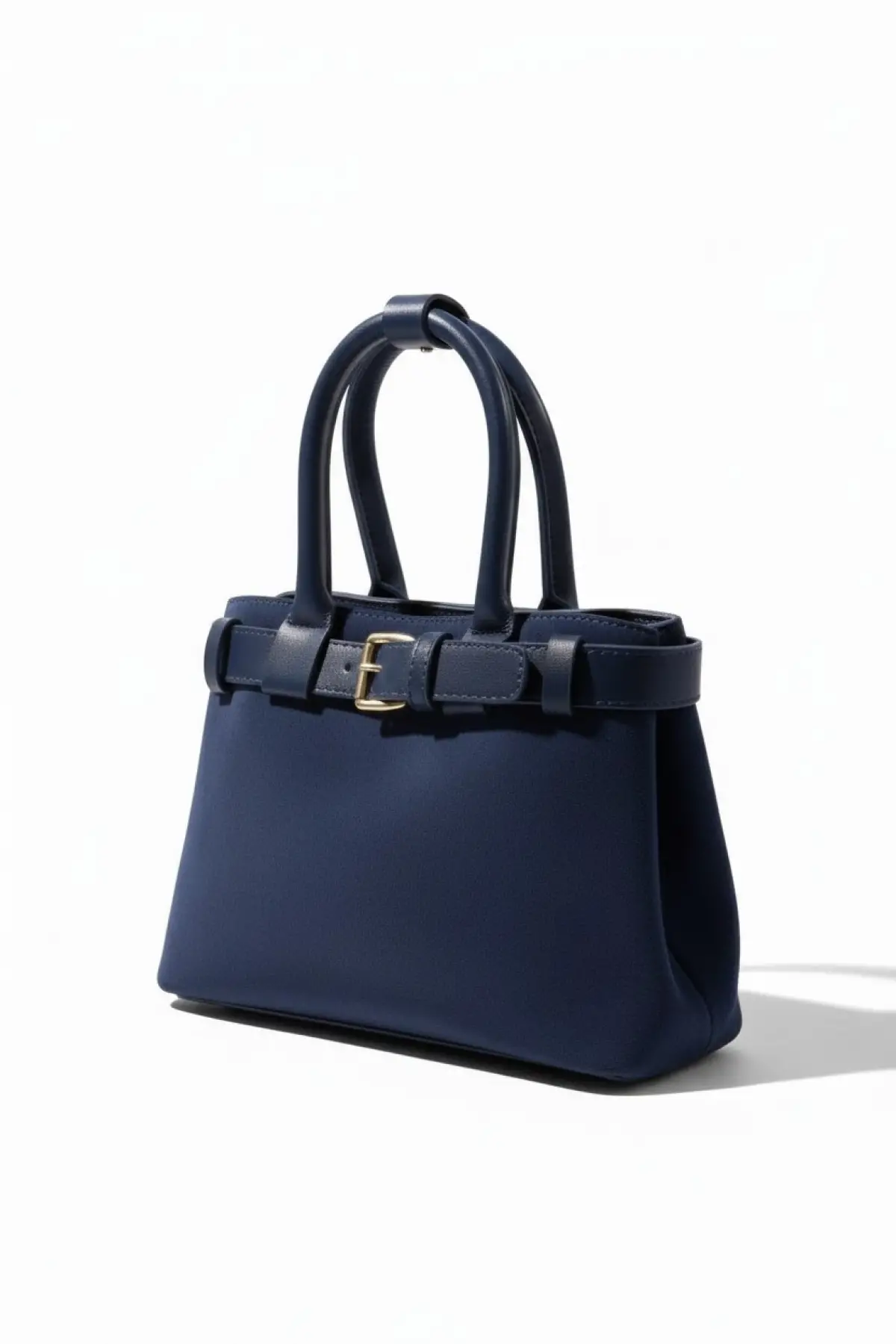 Aurora Lacivert Süet Kemer Detaylı Kadın El Ve Omuz Çantası