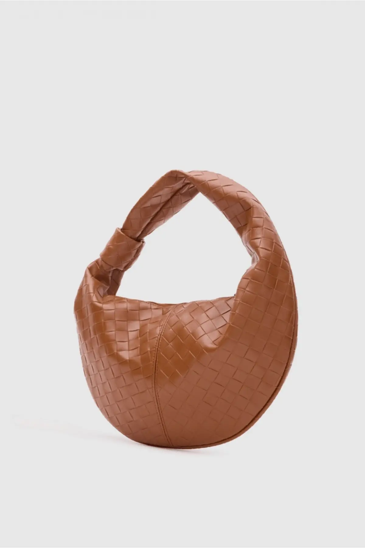 Ellevo Taba Cilt Örgü Fermuar Kapamalı Kadın El Ve Omuz Çantası