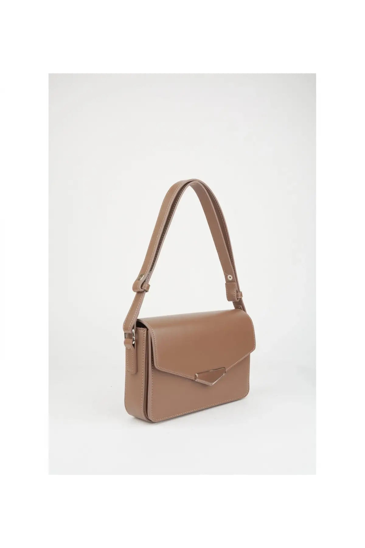 Martha Koyu Vizon Geometrik Kadın Kol Ve Omuz Çantası