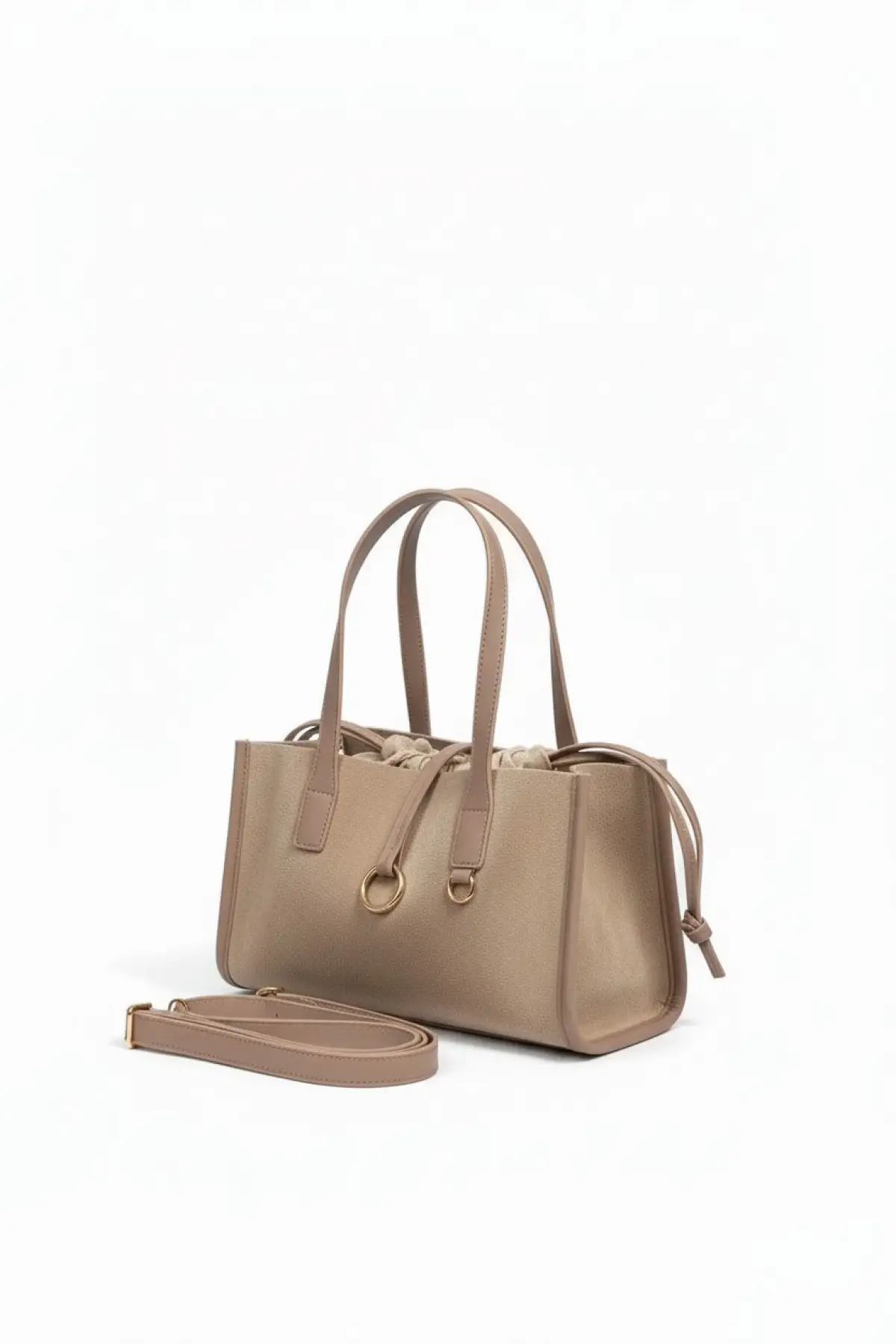 Tresse Vizon Süet Keseli Kadın El Ve Omuz Çantası