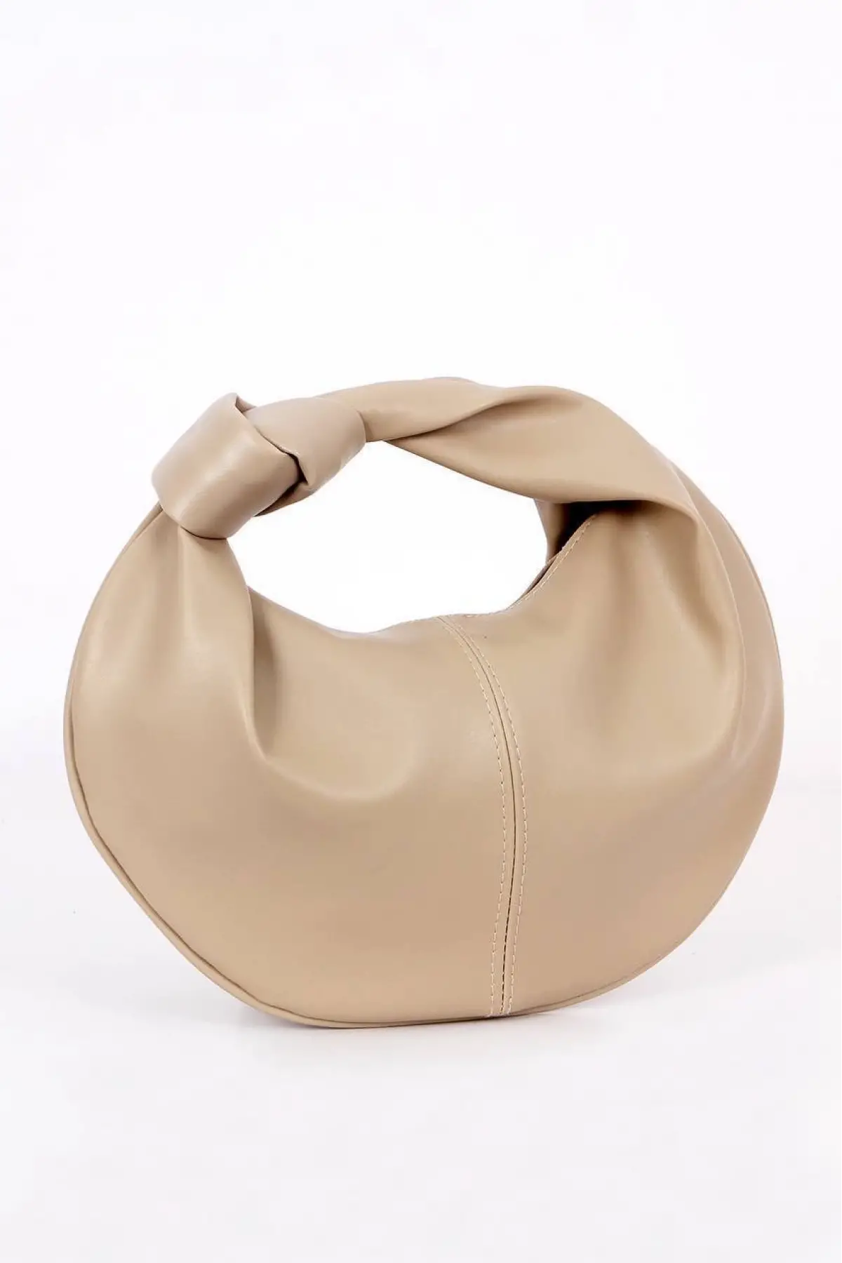 Helen Düğümlü Vizon Cilt Trend Mini Kadın El Çantası