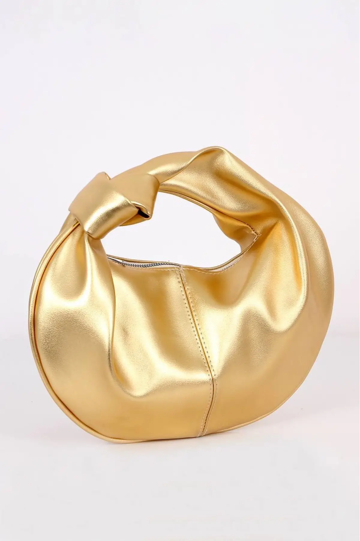 Helen Düğümlü Gold Trend Mini Kadın El Çantası