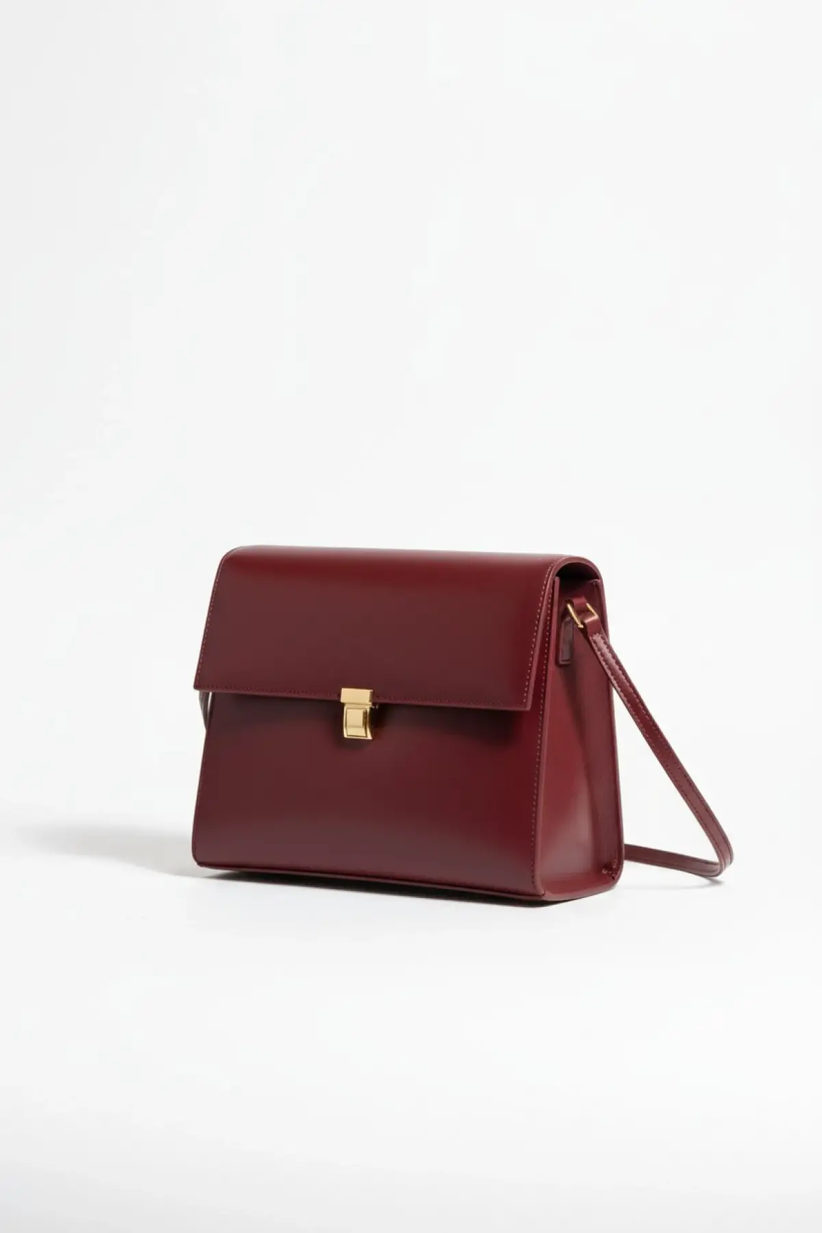 Nerasy Bordo Cilt Vintage Tasarım Kadın Omuz Çantası