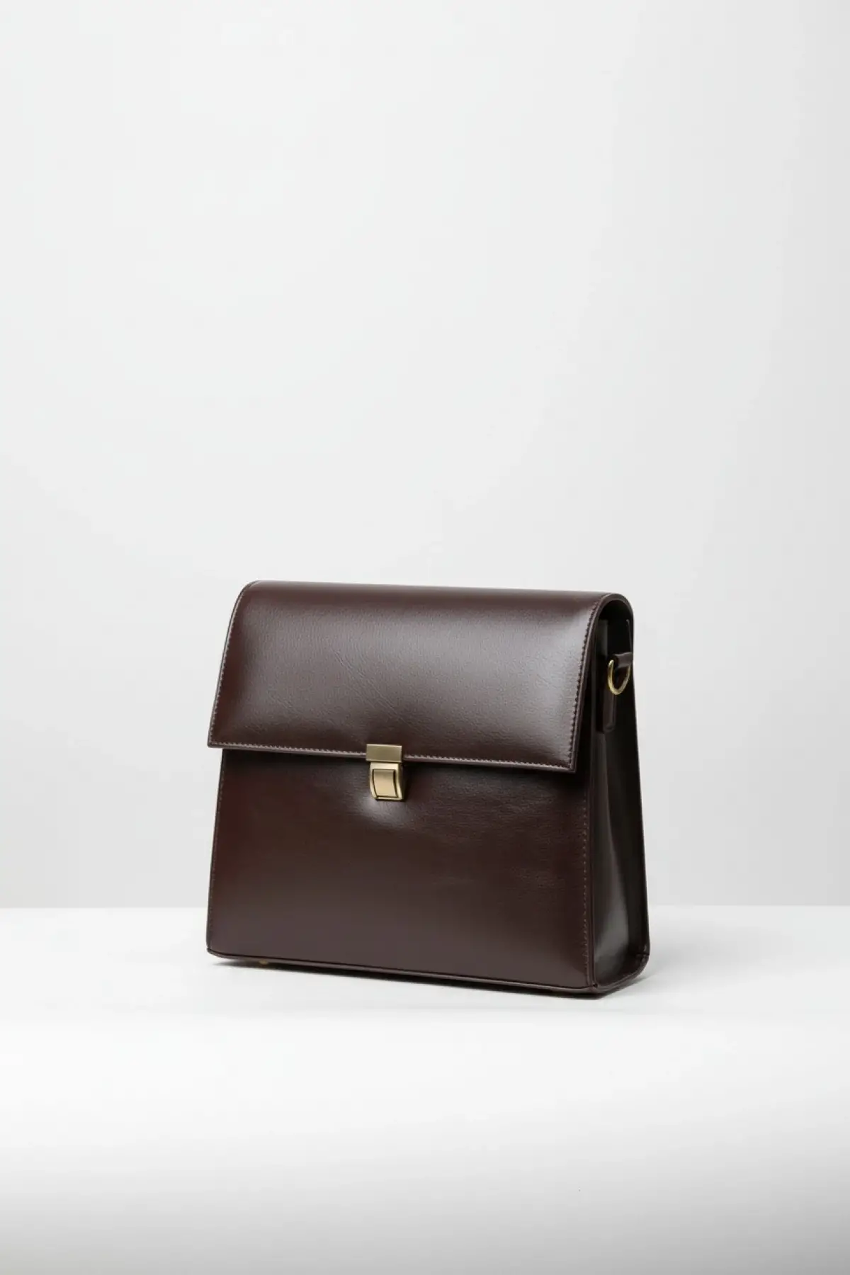 Nerasy Acı Kahve Cilt Vintage Tasarım Kadın Omuz Çantası