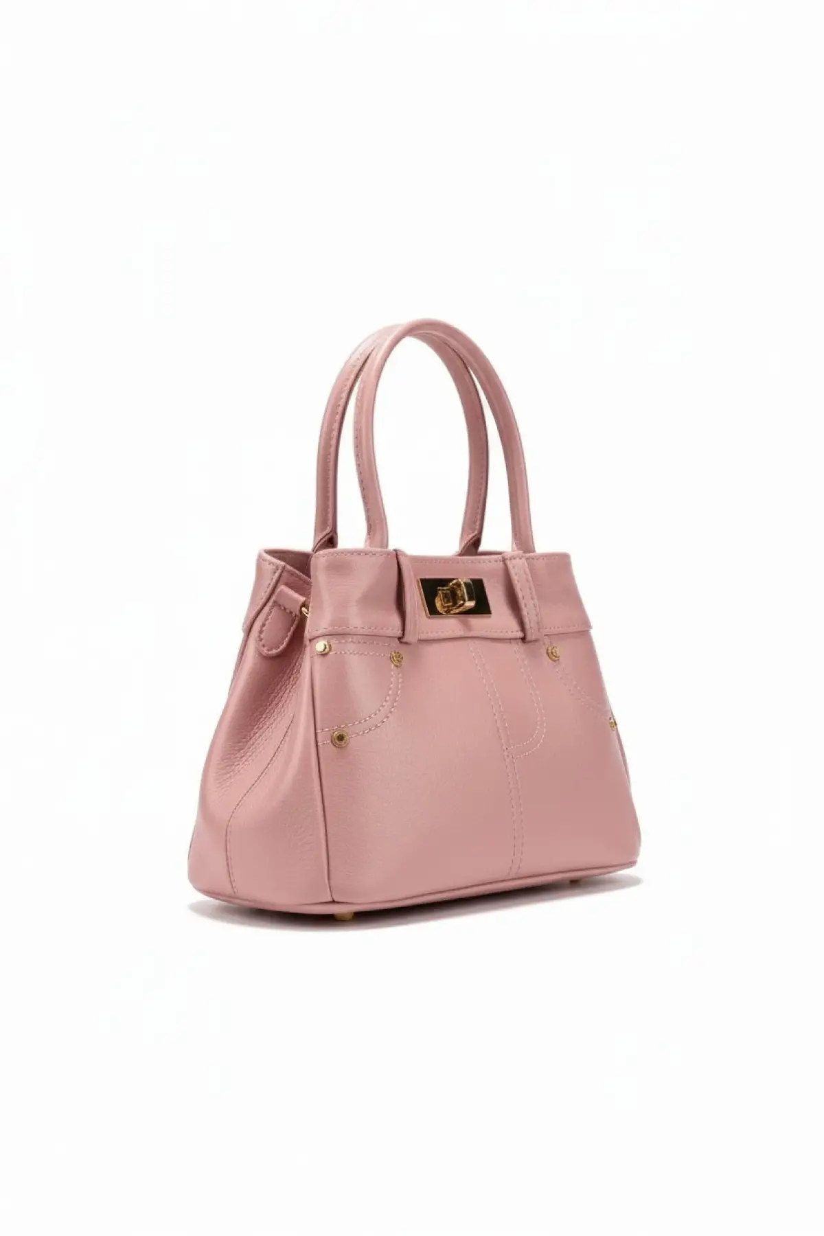 Nepal Pembe Cilt Jean Model Tasarım Kadın El Ve Omuz Çantası