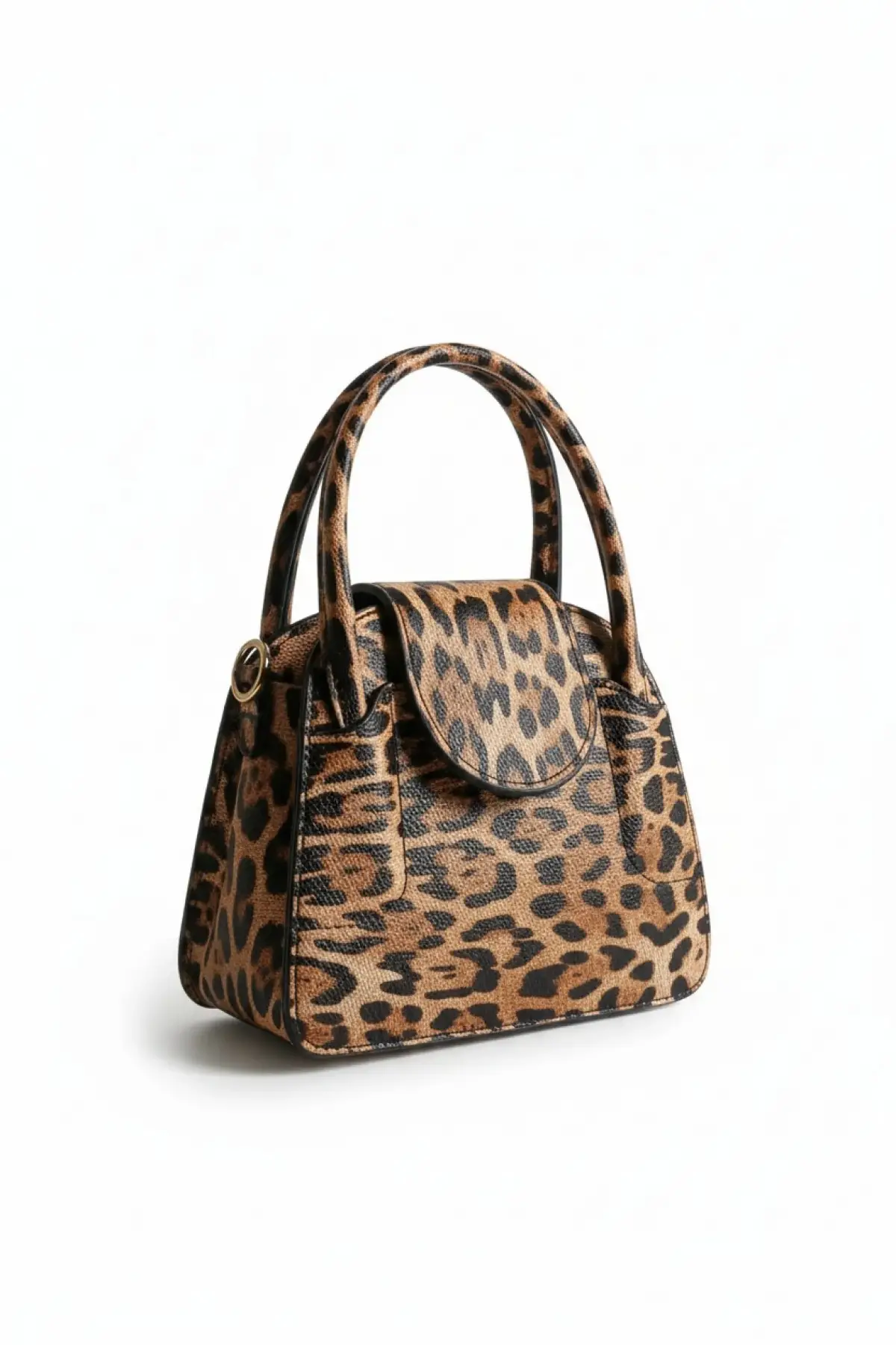 Adler Leopar Kapaklı Mini Kadın El Ve Omuz Çantası