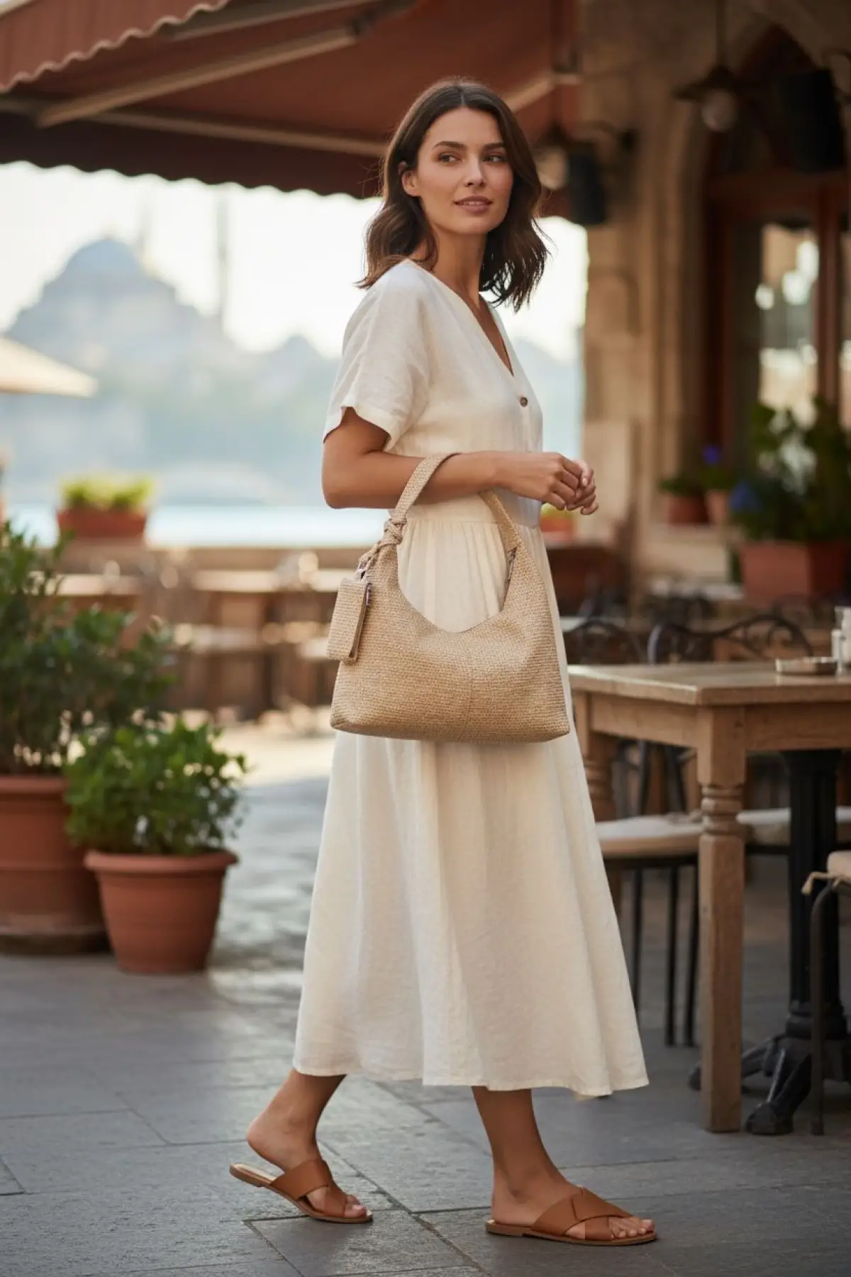 Crocus Bison Straw Wallet Trend Flap Bag Women Shoulder Bag