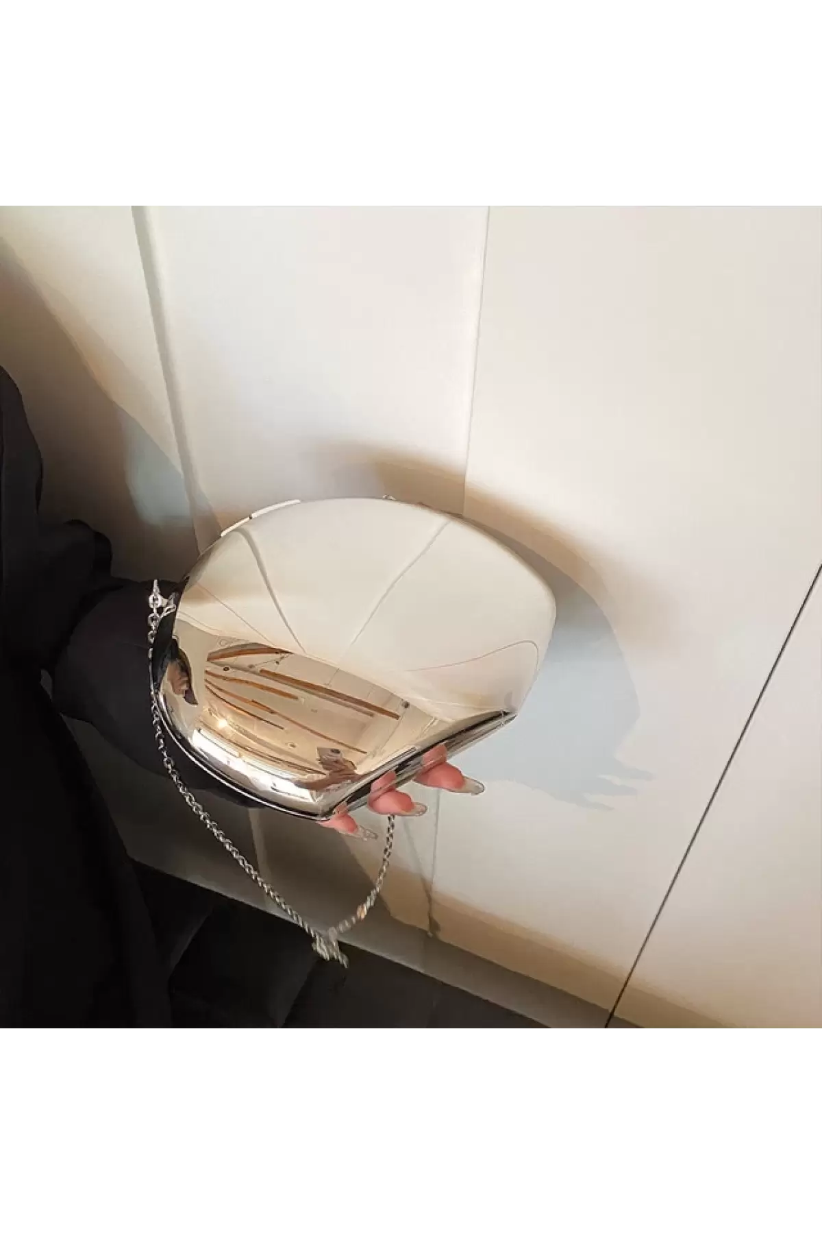 Prag Gümüş Damla Model Kadın Abiye Çanta