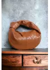 Helen Knotted Brown Knitted Pattern Trend Mini Bowl Bag