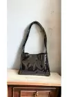 Auro Black Patent Leather Trend Womens Shoulder Bag