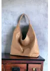 Liya Vizon Örgü Desen Shopper Kadın Omuz Çantası