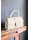 Deyz Cream Mini Size Daily Hand and Shoulder Bag
