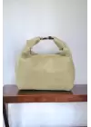 Angel Pistachio Green Design Womens Handbag and Shoulder Bag with Lock Accessory