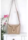 Amy Mink Patent Leather Box Shape Womens Shoulder Bag with Buckle Accessories