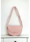 Jessie Pudra Kilit Kapama Kabartmalı Ayarlanabilir Askılı Kadın Omuz Çantası