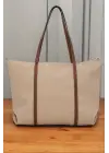 Lacey Vizon-Taba Şeritli Shopper Kadın Omuz Çantası