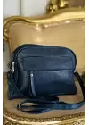 Massi Navy Blue Womens Medium Shoulder Bag
