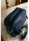 Massi Navy Blue Womens Medium Shoulder Bag