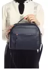 Massi Navy Blue Womens Medium Shoulder Bag