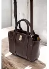 Beirut Brown Lockable Model Womens Shoulder Bag