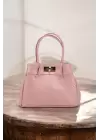 Nepal Pembe Cilt Jean Model Tasarım Kadın El Ve Omuz Çantası