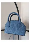 Safir Koyu Kot Mini Kadın El Ve Omuz Çantası