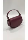 Alina Bordo D Model Mini Baget Kadın El Kol Ve Omuz Çantası
