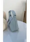 Ribbon Mavi Mini Kadın El Kol Ve Omuz Çantası