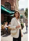 Alina Gold D Model Mini Baget Kadın El Kol Ve Omuz Çantası