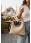 Crocus Bison Straw Wallet Trend Flap Bag Women Shoulder Bag