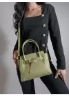 Despina Mint Yeşili Kemer Aksesuarlı Kadın Omuz Çantası