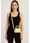 Lary Yellow Mini Size Womens Hand and Shoulder Bag