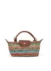 Laurel Taba/Çok Renkli Hasır El Dokuma Kadın Mini Bag